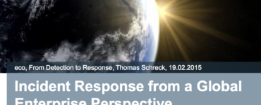 Incident Response from a Global Enterprise Perspective