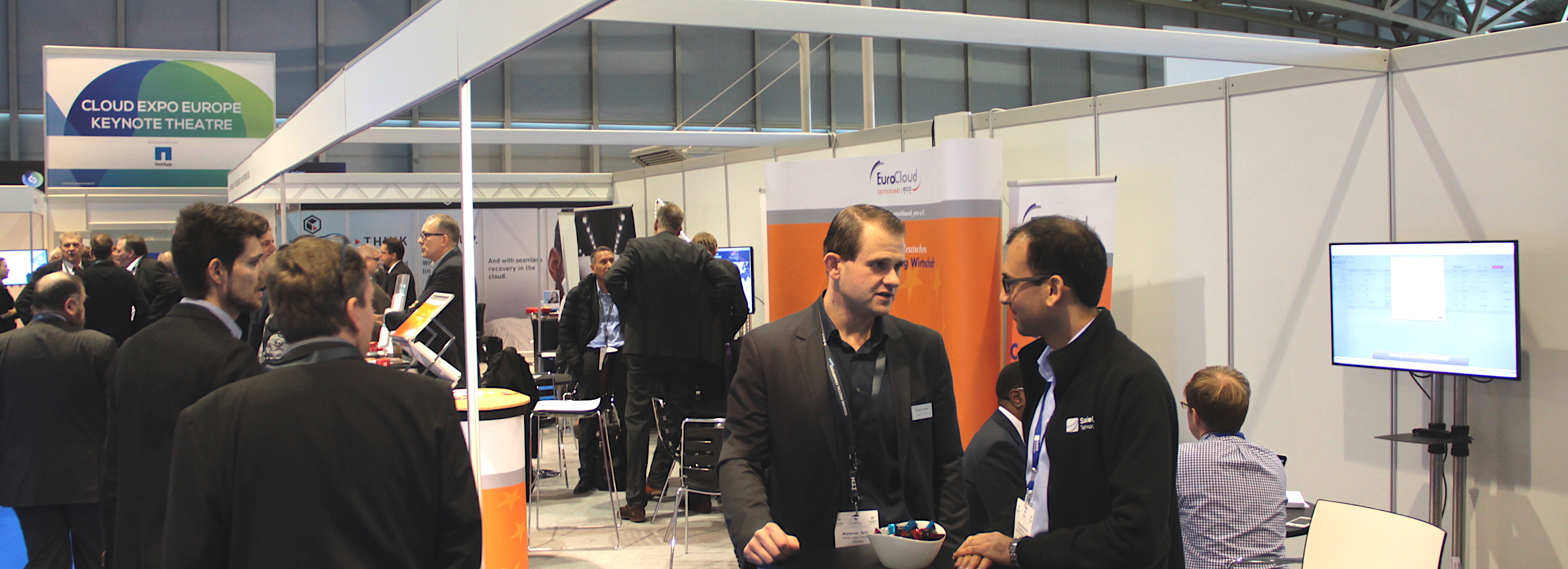 eco Gemeinschaftsstand auf der CLOUD EXPO EUROPE & DATA CENTRE WORLD 2017