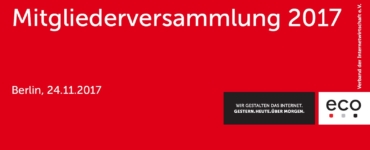 Präsentation: eco Mitgliederversammlung 2017