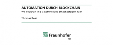 Präsentation: Automation durch Blockchain