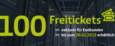 Jubiläumsaktion zur 10. future thinking: 100 Freitickets für Endkunden