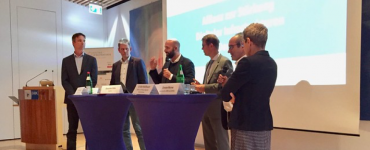 Diskussionsrunde mit Politik und Industrie im Rahmen der Digitalen Woche Kiel