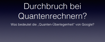 Durchbruch bei Quantenrechnern - Technology Review