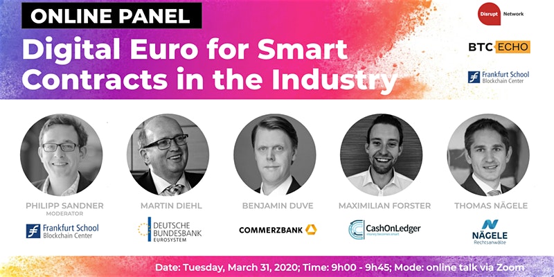 Online Panel: “Digital Euro for Smart Contracts in the Industry”