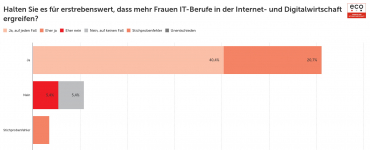 eco Umfrage zum Girls' Day: IT-Branche braucht weibliche Verstärkung