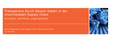 Transparenz durch Sensor Daten in der multimodalen Supply Chain