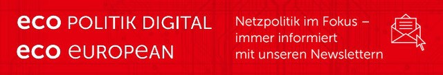 Newsletter Anmeldung eco Politik Digital & eco European