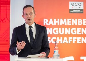 Jahresauftakt eco netTALK 2022 mit Bundesdigitalminister Volker Wissing