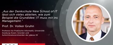 New School of IT: Interview mit Prof. Volker Gruhn von Adesso
