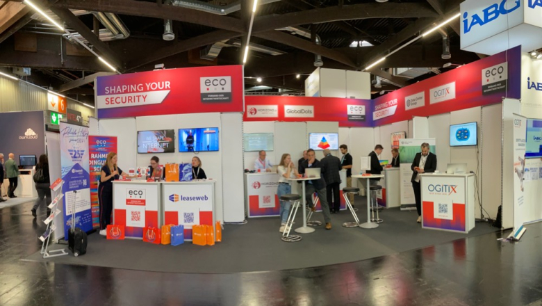 it-sa 2023 – eco Gemeinschaftsstand vor Ort 4