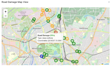 Abbildung: Demonstration einer Analyse von 12 mobilen Datenquellen