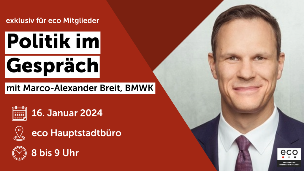Politik im Gespräch Marco-Alexander Breit BMWK