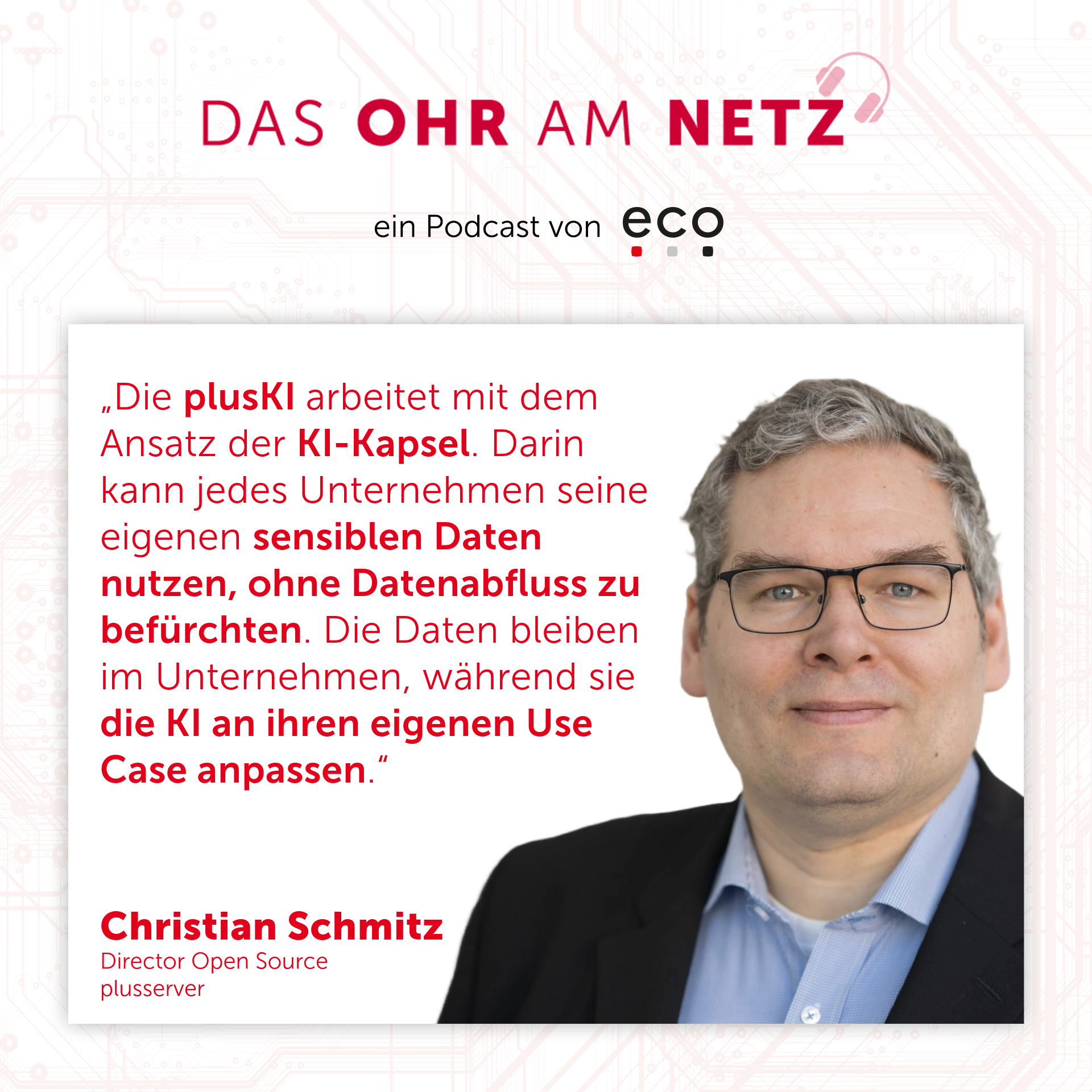 eco-Podcast zu KI-Anwendungen in Unternehmen