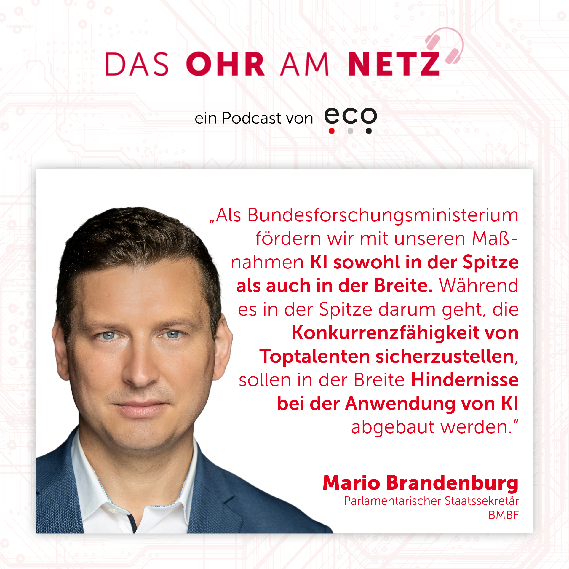 eco-Podcast zu KI-Anwendungen in Unternehmen 2