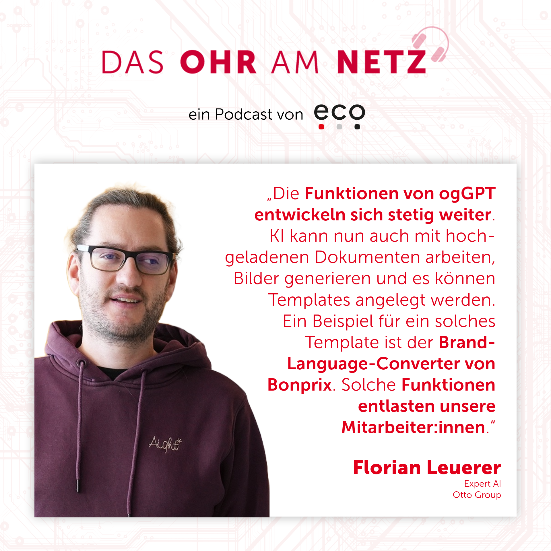 eco Podcast zu KI Future Tech 4