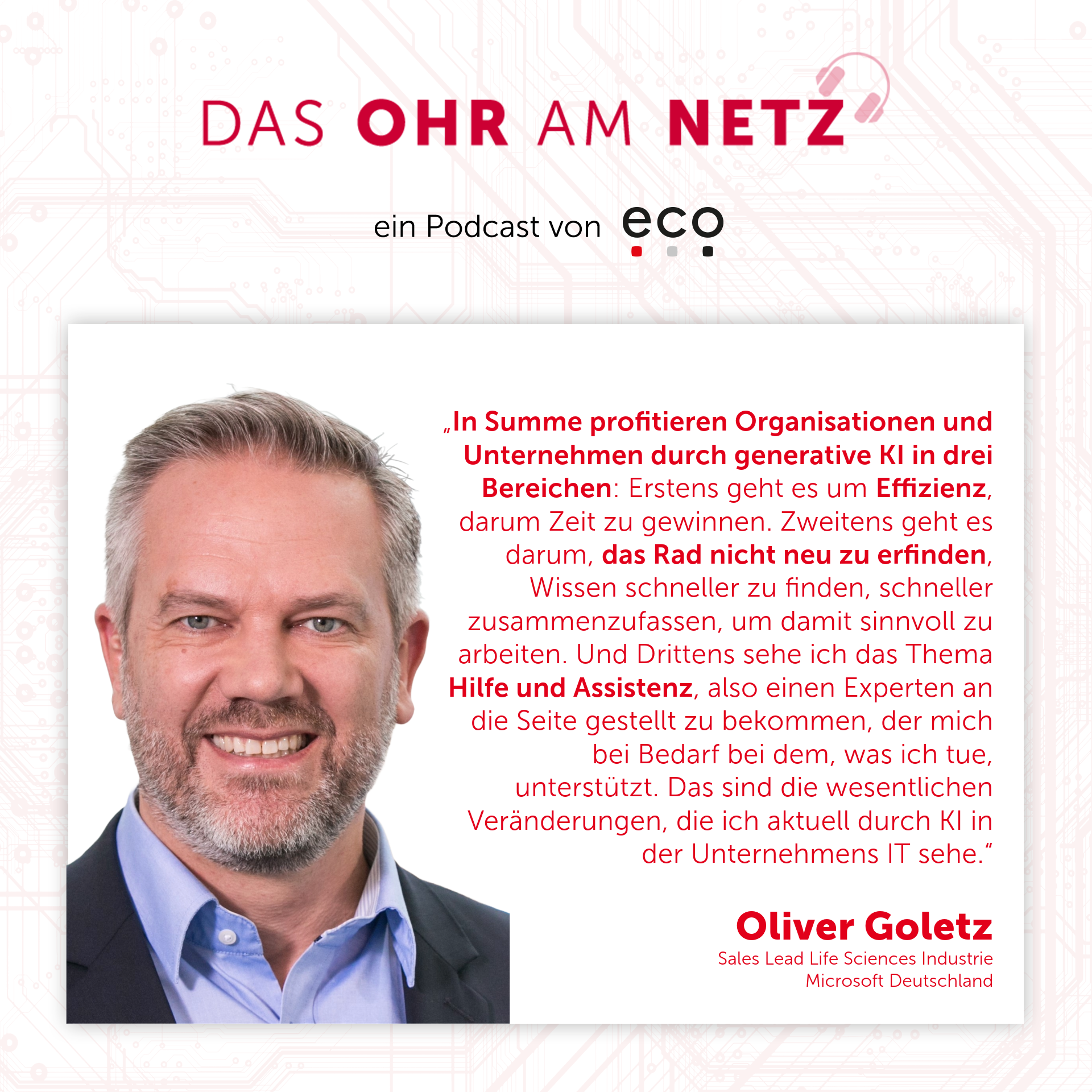 eco Podcast zu KI Future Tech