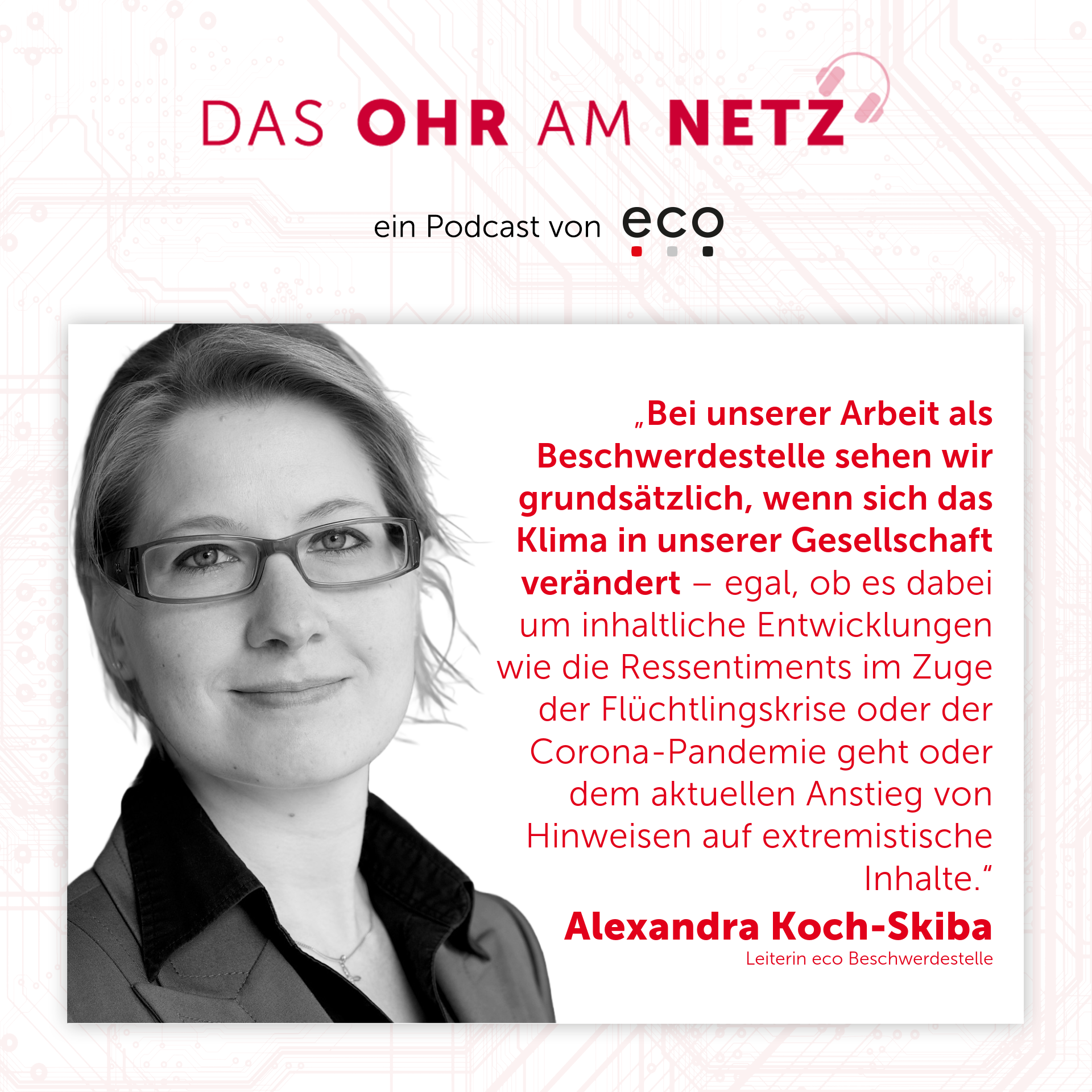 eco Podcast zur Bekämpfung von Hass und Hetze im Netz