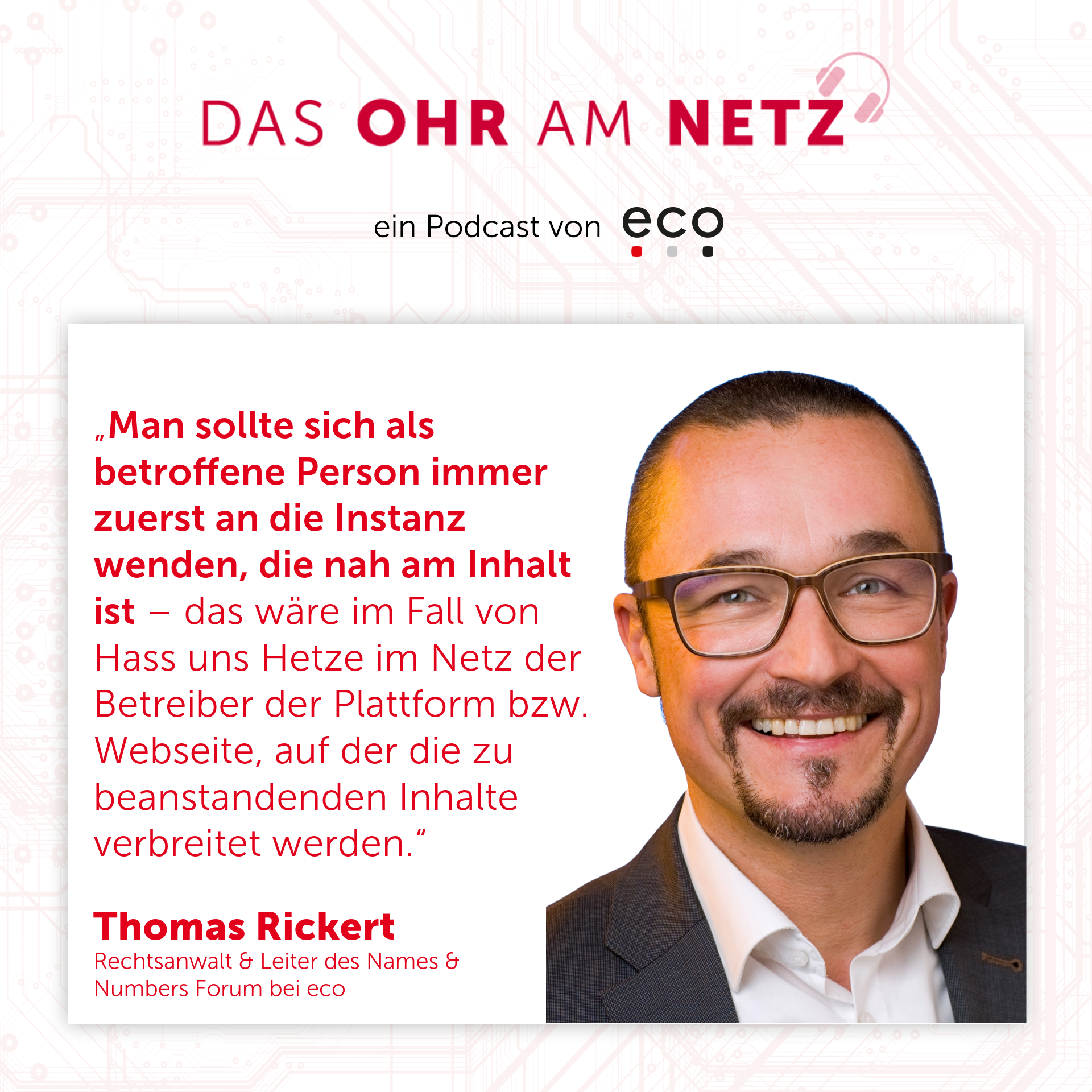 eco Podcast zur Bekämpfung von Hass und Hetze im Netz 2