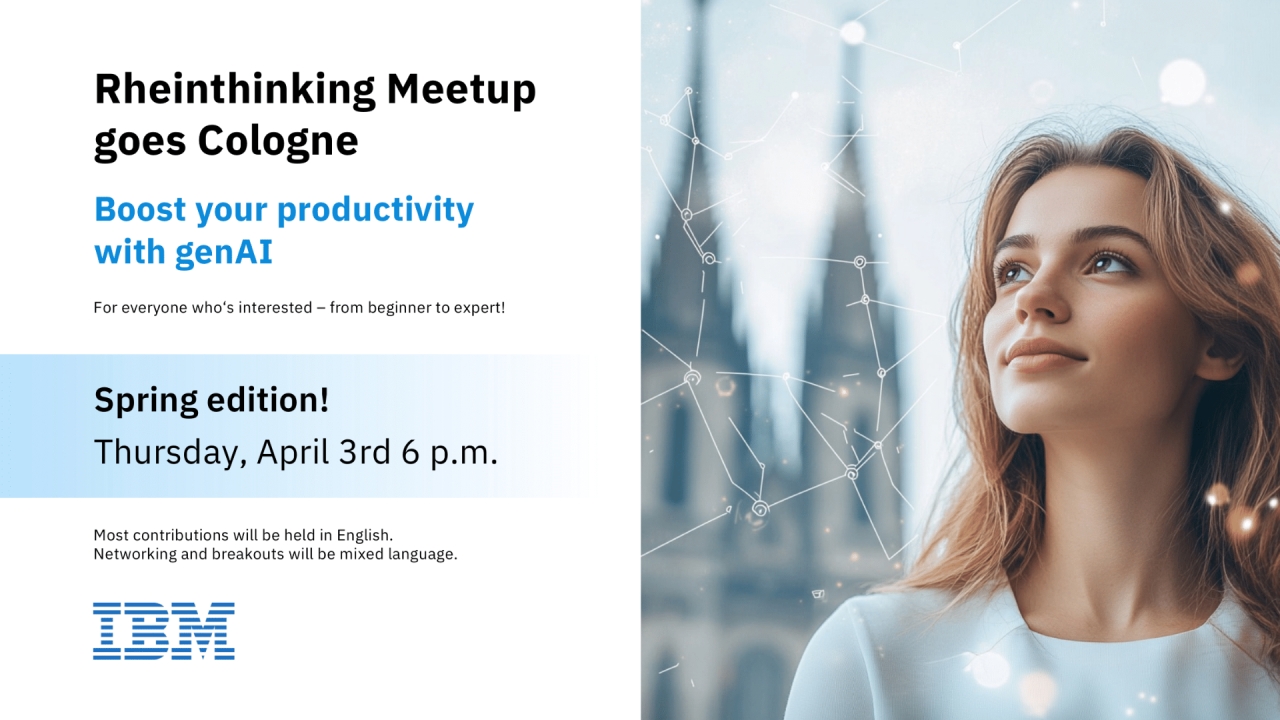 Rheinthinking goes Cologne - Boost your Productivity with AI