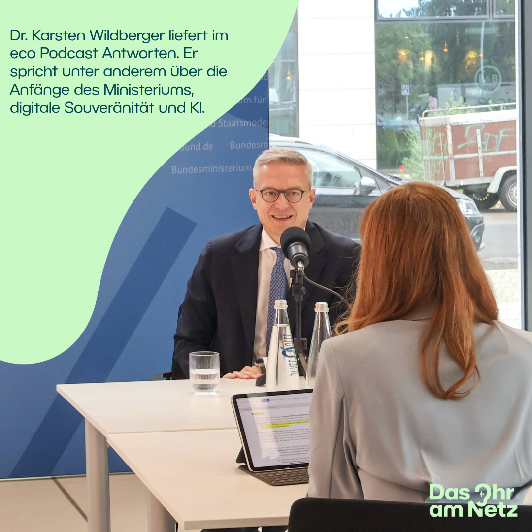 Digitalpolitik im Aufbruch - Bundesdigitalminister Dr. Karsten Wildberger über den Neustart für digitale Verwaltung und Infrastruktur 4