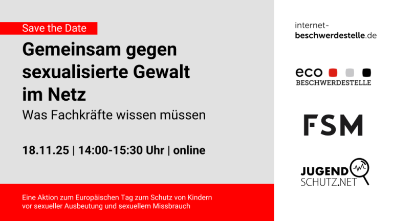 Aktionstag: Gemeinsam gegen sexualisierte Gewalt im Netz - Was Fachkräfte wissen müssen