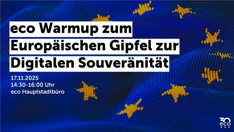 eco Warmup zum Europäischen Gipfel zur Digitalen Souveränität