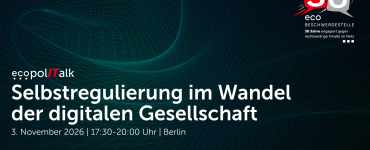polITalk „30 Jahre Beschwerdestelle – Selbstregulierung im Wandel der digitalen Gesellschaft“ 3