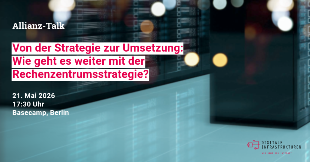 AllianzTalk - Von der Strategie zur Umsetzung: Wie geht es weiter mit der Rechenzentrumsstrategie?